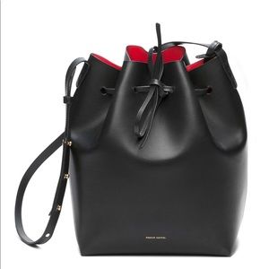 Mansur Gavriel black bucket bag
